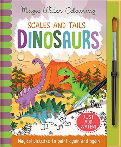 Scales and Tales - Dinosaurs, Mess Free Activity Book (Magic Water Colouring) von Imagine That