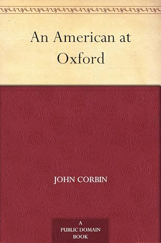 An American at Oxford von Anson Street Press