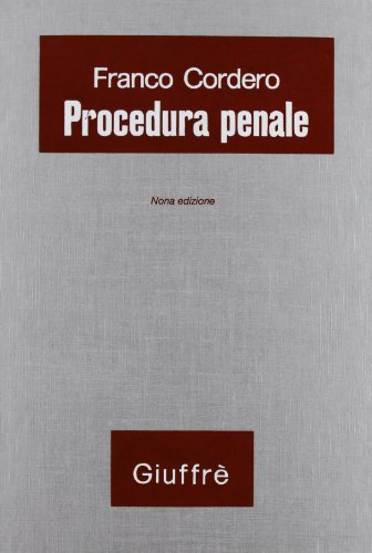 Procedura penale von Giuffrè