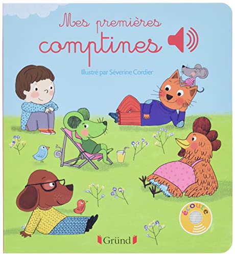 Mes premières comptines - Livre sonore avec 6 puces - Dès 1 an