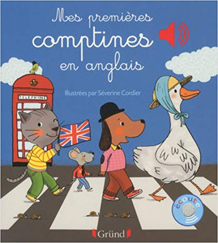 Mes premières comptines en anglais - Livre sonore avec 6 puces - Dès 1 an von GRUND
