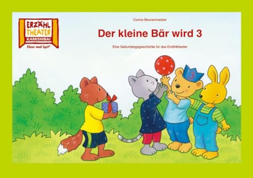 Der kleine Bär wird 3 / Kamishibai Bildkarten: 7 Bildkarten für das Erzähltheater von Hase und Igel Verlag GmbH