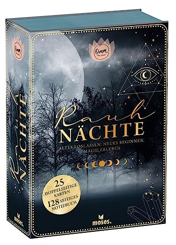 moses. Omm for you Rauhnächte – 25 Karten zu den Rauhnächten mit Ritualen, Informationen, Impulsen, mit Rauhnacht-Journal zum Eintragen von Gedanken: Altes loslassen, Neues beginnen, Magie erleben von moses