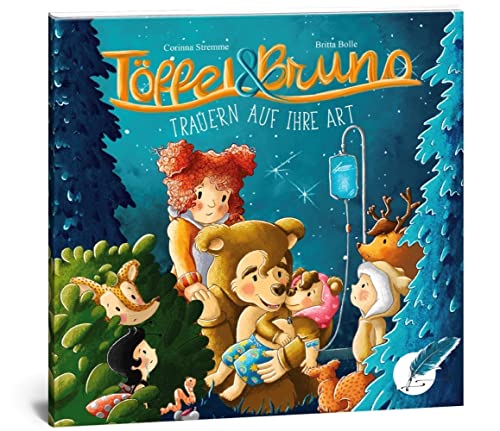 Töffel und Bruno trauern auf ihre Art: Wie Kinder Verluste verwinden und dennoch bärig glücklich sind (Töffel - Band 2) von bpa media GmbH (Nova MD)