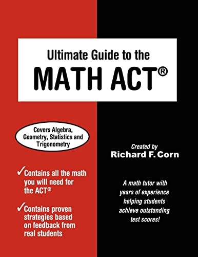 Ultimate Guide to the Math ACT von Wyatt-MacKenzie Publishing