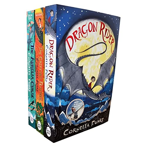 Dragon Rider 3 Books Collection Set (Dragon Rider: now a major movie!, Dragon Rider: The Griffin's Feather & Dragon Rider: The Aurelia Curse)