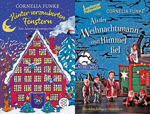Hinter verzauberten Fenstern + Als der Weihnachtsmann vom Himmel fiel + 1 exklusives Postkartenset