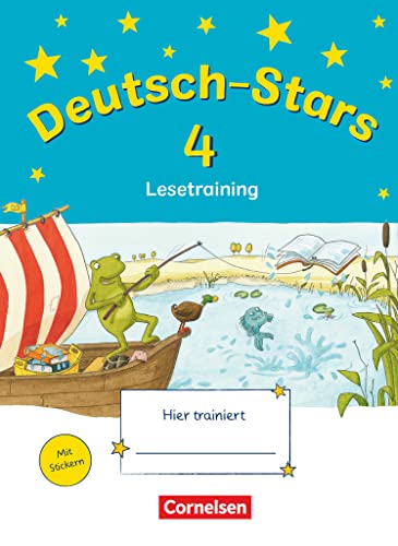 Deutsch-Stars - Allgemeine Ausgabe - 4. Schuljahr: Lesetraining - Übungsheft - Mit Lösungen