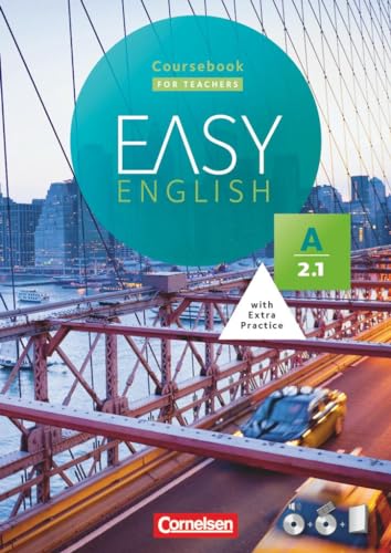 Easy English - A2: Band 1: Kursbuch - Fassung für Kursleitende - Mit Audio-CD, Phrasebook, Aussprachetrainer und Video-DVD