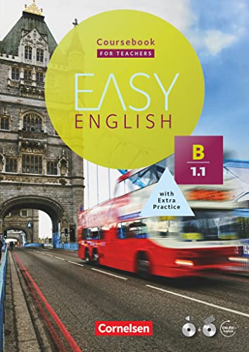 Easy English - B1: Band 1: Kursbuch - Fassung für Kursleitende - Mit Audio-CD und Video-DVD
