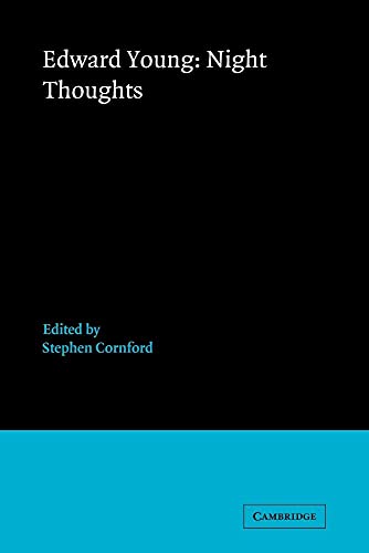 Edward Young: Night Thoughts von Cambridge University Press