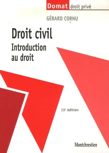 DROIT CIVIL. INTRODUCTION AU DROIT - 13ÈME ÉDITION (1) von LGDJ
