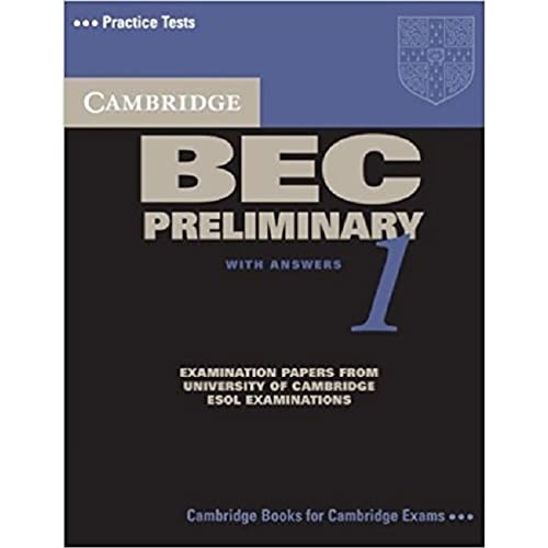Cambridge BEC Preliminary 1: Practice Tests from the University of Cambridge Local Examinations Syndicate (Bec Practice Tests) von Cambridge University Press