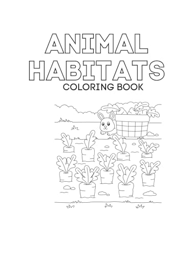 Animal Habitats Coloring Book von Independently published