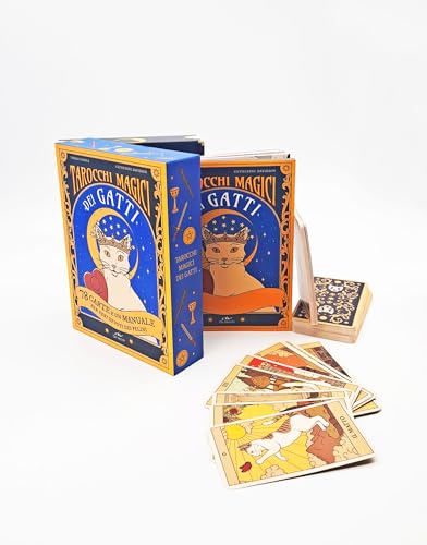 Tarocchi magici dei gatti. 78 carte e un manuale per veri devoti dei felini. Ediz. a colori. Con 78 Carte (Astrologia) von De Vecchi