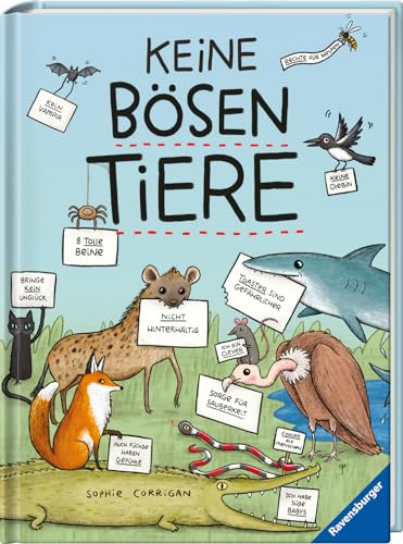 Keine bösen Tiere - Das etwas andere Tierbuch für Kinder ab 7 Jahren; Geschenk für Jungs und Mädchen von Ravensburger