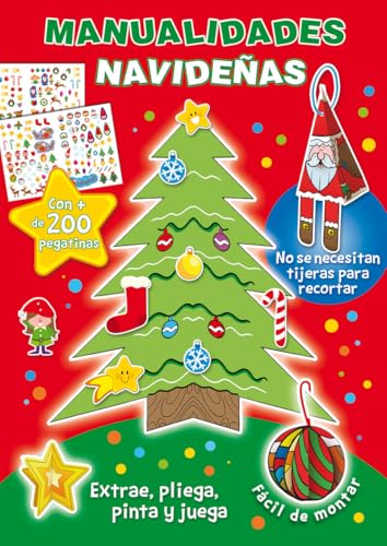 Manualidades Navideñas (200 pegatinas) (Libros de actividades, Band 33) von EDITORIAL BASE (ES)