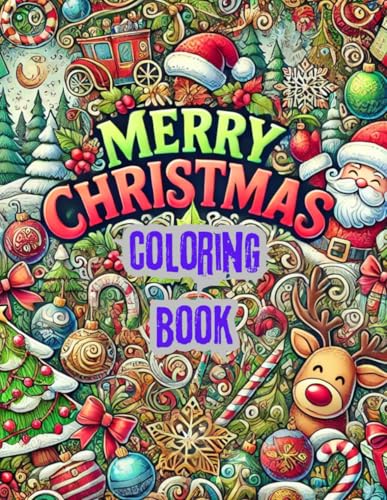merry christmas coloring book von Independently published