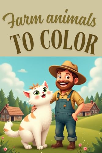 Farm animals to color von Independently published