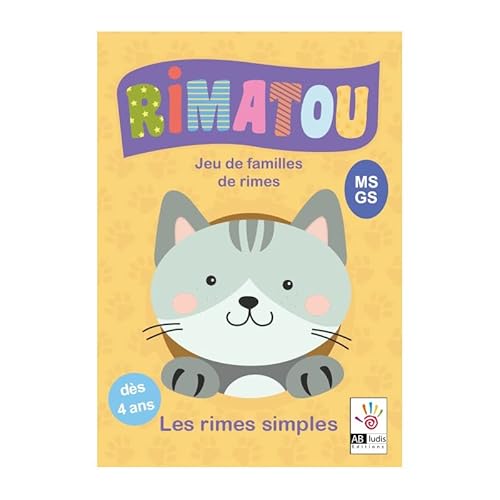 Rimatou 1 - Les rimes simples: Jeu de familles de rimes