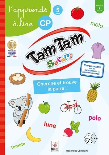 Tam Tam Safari - J'apprends à lire, CP niveau 1 - Cherche et Trouve la paire ! von AB LUDIS