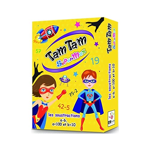 Tam Tam Supermax - Les soustractions a-b, a<100 et b<10: Primaire CE1-CE2-CM1-CM2