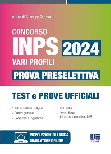Concorso INPS 2024 - Vari profili - Prova preselettiva - Test e Prove Ufficiali (Concorsi&Esami)