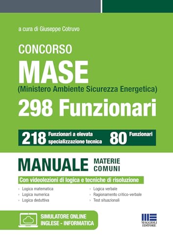 Concorso Ministero Ambiente Sicurezza Energetica - 298 funzionari (Concorsi&Esami)