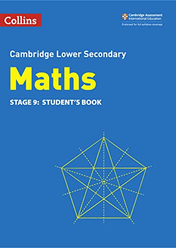 Lower Secondary Maths Student's Book: Stage 9: Stage 9: Student's Book (Collins Cambridge Lower Secondary Maths)