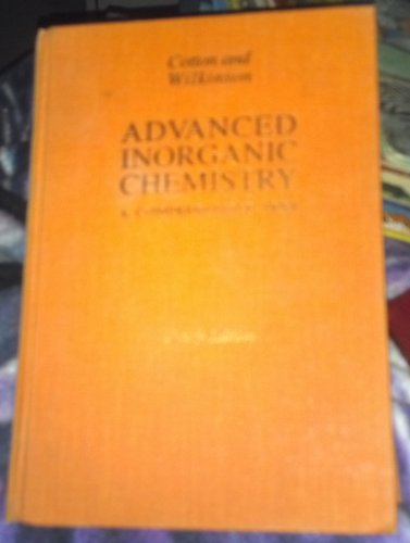 Advanced Inorganic Chemistry: A Comprehensive Text