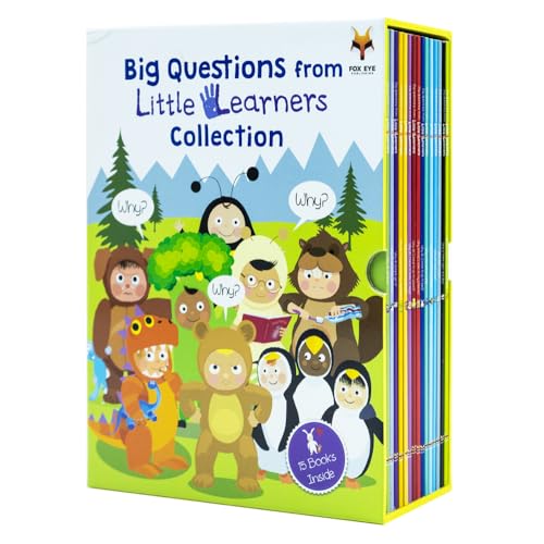 Big Questions from Little Learners 15 Book Set Collection: (Why is there day and night,Why do Bees buzz,Why is the sea so salty,Why do we all look ... to read,Why should i listen to my parents)