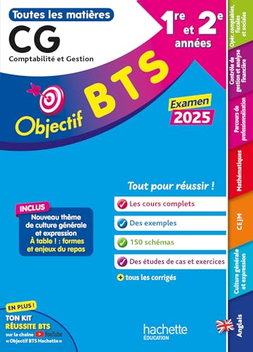 Objectif BTS CG (1re et 2e années) - Toutes les matières, examen 2025 von HACHETTE EDUC