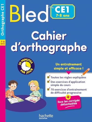 Bled Cahier d'orthographe CE1 von HACHETTE EDUC