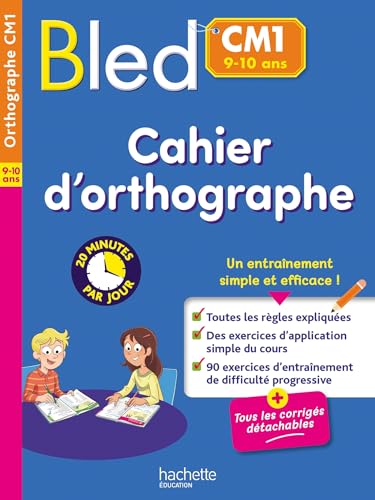 Bled Cahier d'orthographe CM1 von HACHETTE EDUC