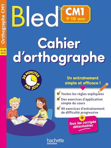 Bled Cahier d'orthographe CM1