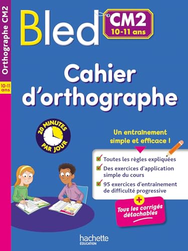 Bled Cahier d'orthographe CM2 von HACHETTE EDUC
