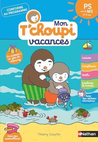 Mon Tchoupi Vacances PS vers la MS 3-4 ans von NATHAN