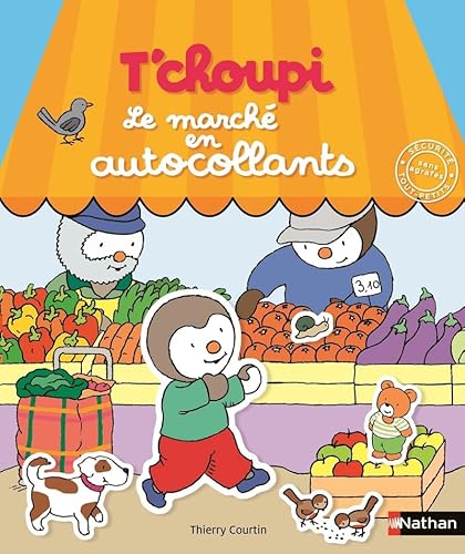 T'choupi - Le marché en autocollants