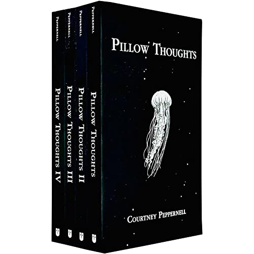 Pillow Thoughts Courtney Peppernell Collection 4 Books Set (Pillow Thoughts, Healing the Heart, Mending the Mind, Stitching the Soul)