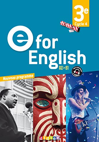 E for English 3e - Anglais Ed.2017 - Livre de l'élève von Didier