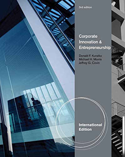 Corporate Innovation & Entrepreneurship, International Edition von South-Western College Pub