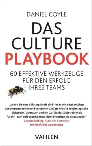 Das Culture Playbook: 60 effektive Werkzeuge für den Erfolg Ihres Teams von Vahlen Franz GmbH