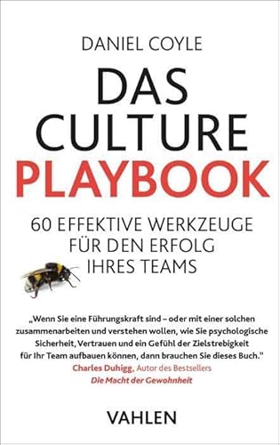 Das Culture Playbook: 60 effektive Werkzeuge für den Erfolg Ihres Teams von Vahlen