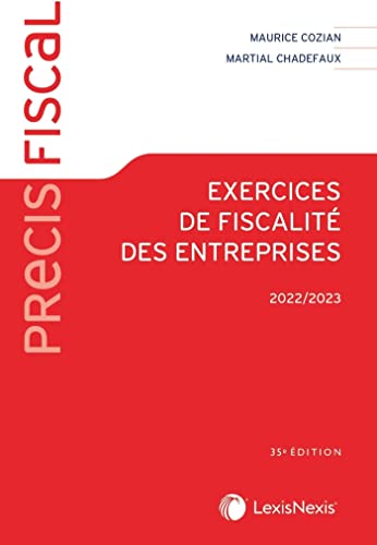 exercices de fiscalite des entreprises 2022 von LEXISNEXIS