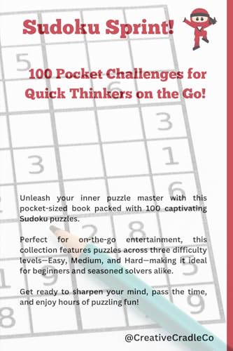 Sudoku Sprint: 100 Pocket Challenges for Quick Thinkers von Independently published
