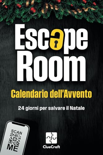 Il calendario dell'Avvento Escape Room: Un mistero natalizio da risolvere - 24 giorni per salvare il Natale - Il calendario dell'Avvento a enigmi per adulti Il calendario dell'Avvento Escape Room: Un mistero natalizio da risolvere - 24 giorni per salvare il Natale - Il calendario dell'Avvento a enigmi per adulti