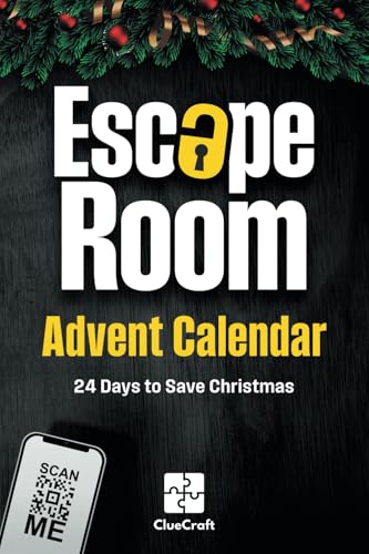 The Escape Room Advent Calendar: A Christmas Crime to Solve - 24 Days to Save Christmas - An Advent Riddle Book for Adults The Escape Room Advent Calendar: A Christmas Crime to Solve - 24 Days to Save Christmas - An Advent Riddle Book for Adults