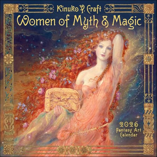 Women of Myth & Magic 2026 Fantasy Art Wall Calendar by Kinuko Craft von Amber Lotus Publishing