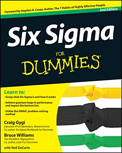 Six Sigma For Dummies, 2nd Edition (For Dummies Series)