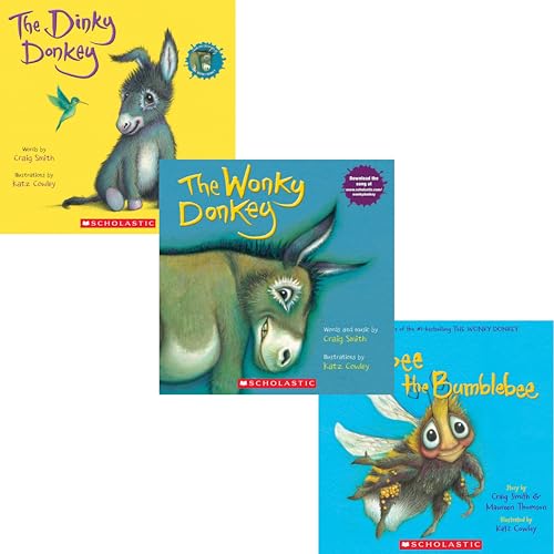 The Dinky Donkey, Willbee the Bumblebee, The Wanky Donkey 3-Bücher-Sammlungsset